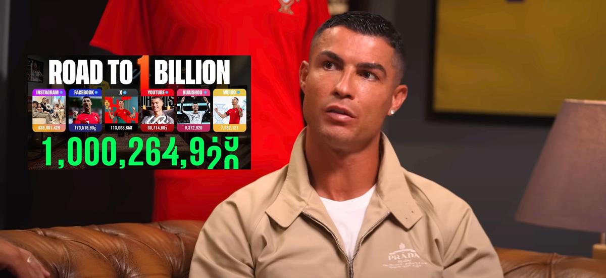 ronaldo rekord 1 mld social media