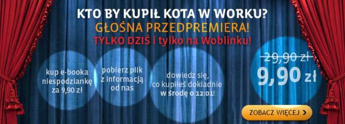 Tajemniczy e-book - 9,90 zł za kota w worku - splay.pl