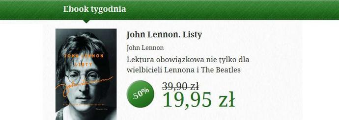 John Lennon - historia życia muzyka listami pisana