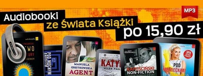 67 audiobooków ze Świata Książki w promocji po 15,90 zł - www.splay.pl