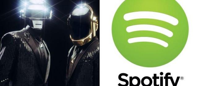 Daft Punk szaleje na Spotify po zwycięstwie na Grammy