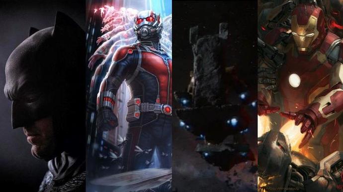 Tak wyglądają: Batman, Ant-Man, Thanos oraz Avengers walczący z armią Ultrona