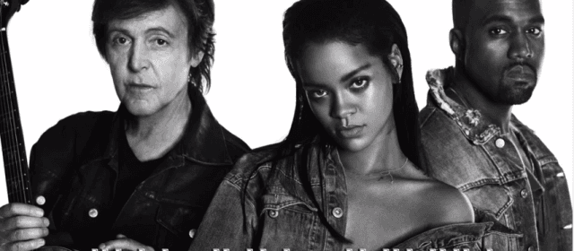 Rihanna, Kanye West i Paul McCartney w jednym utworze. Posłuchaj &#8222;FourFiveSeconds&#8221;