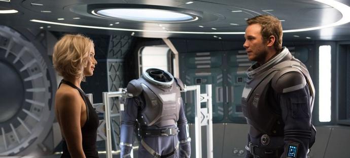 Chris Pratt i Jennifer Lawrence zakochani w kosmosie w trailerze "Pasażerów"