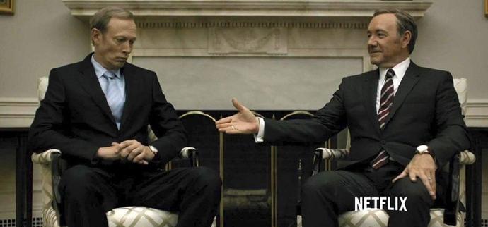 Trump i Putin wyglądają, jakby byli na planie House of Cards