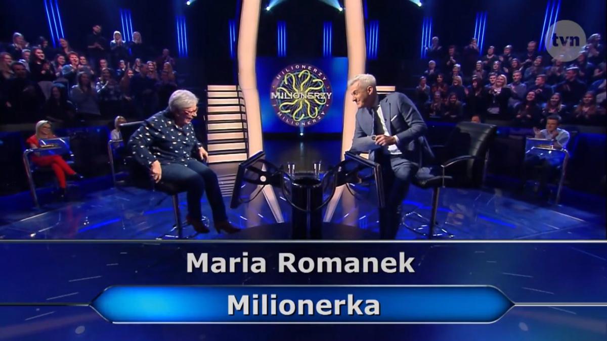 Maria Romanek wygrała milion złotych. Milionerzy drugi raz z najwyższą wygraną