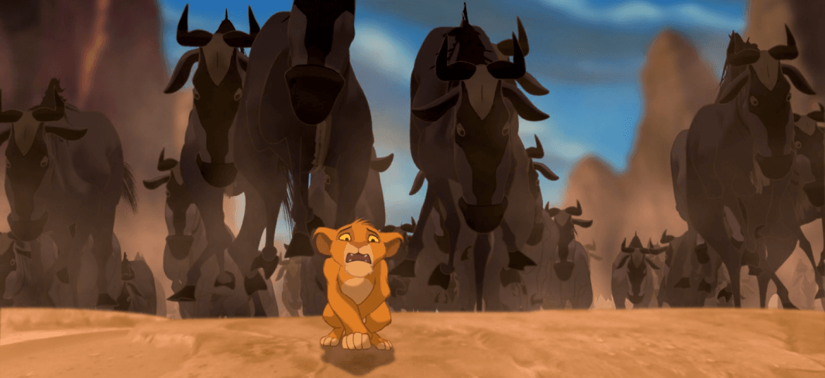król lew animacja