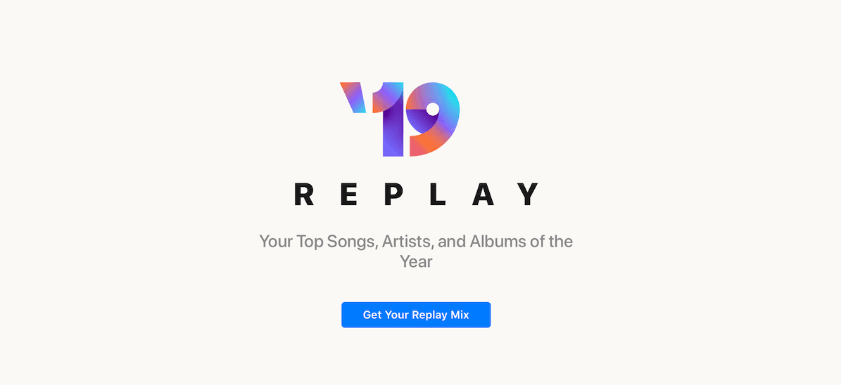Apple Music replay 2019 nowa funkcja