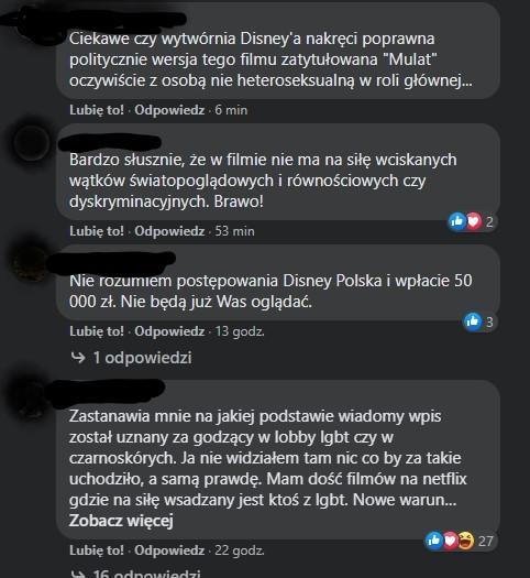 Zrzut ekranu Disney Polska na Facebooku class="wp-image-444289" 