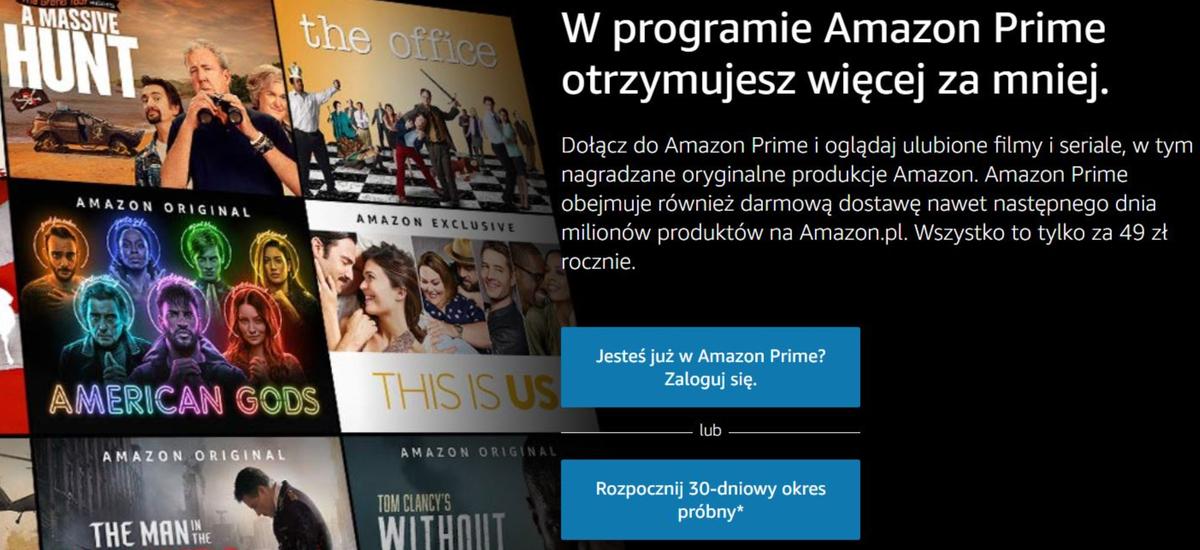 amazon prime video polska oferta jak zmienić