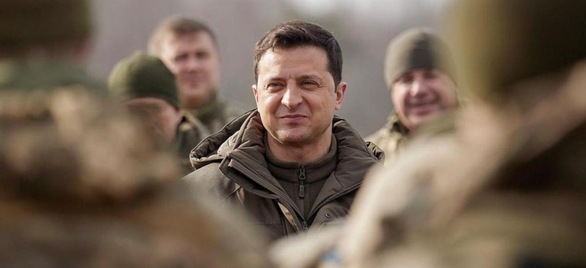 prezydent ukrainy wolodymyr zelenski komik bohater