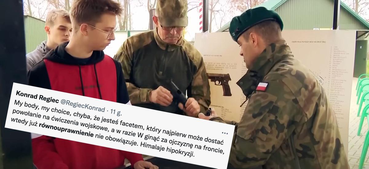 obowiązkowe ćwiczenia wojsko polskie wezwanie mężczyźni równouprawnienie dyskryminacja